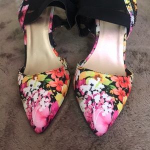 Flowery Heels